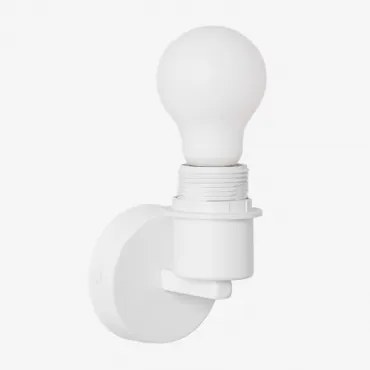 Aplique De Parede Fadila Branco - Sklum