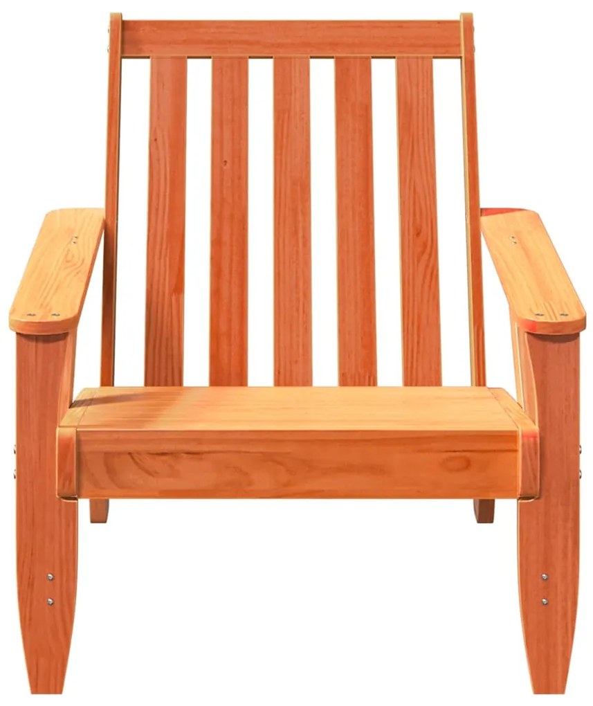 Cadeira jardim Adirondack 75x77x77cm pinho maciça castanho-mel
