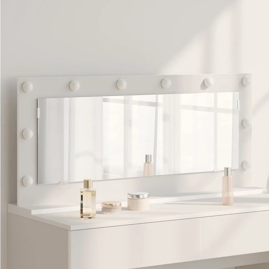Espelho de Vanity com Luzes LED Branco 100x45x18 cm