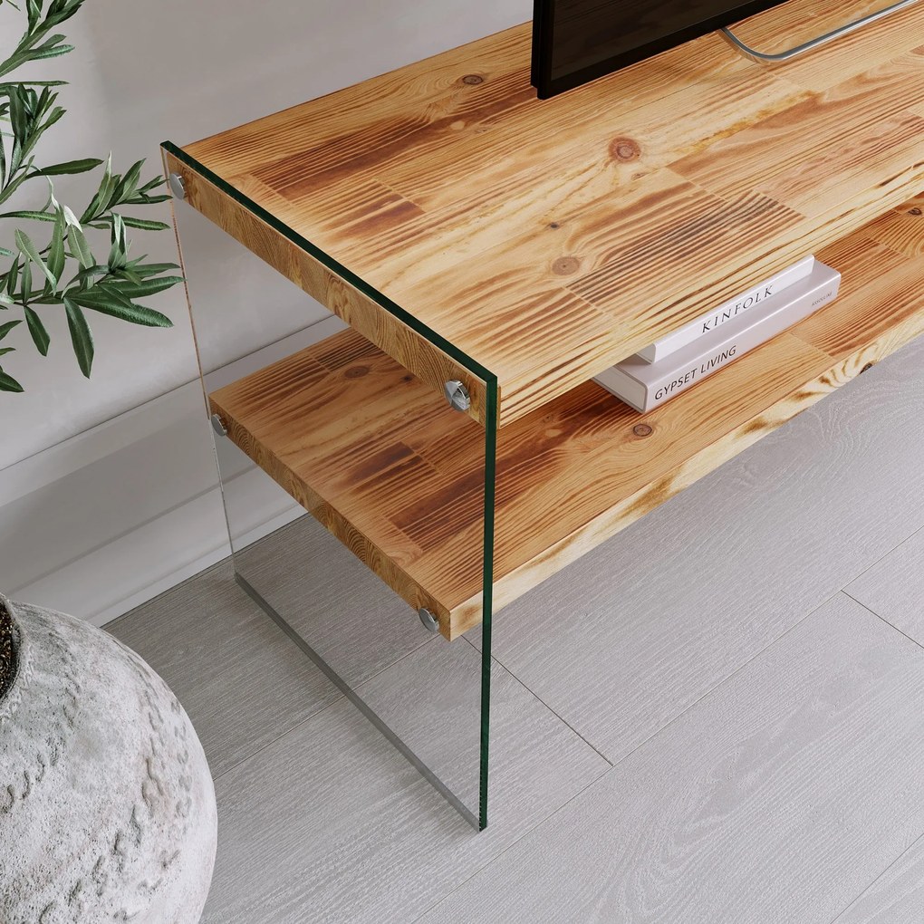Conjunto de Mobiliário de Sala de Estar Niagara – Carvalho – TV Stand