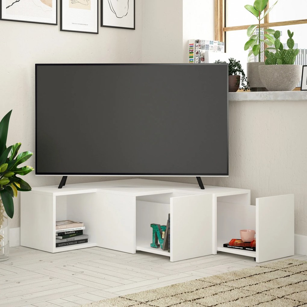 Estante Lima – Branco/Antracite – 90x180x20 cm