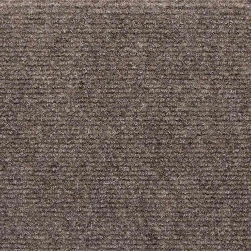 Tapetes de escada autoadesivos 30 pcs 65x21x4 cm creme