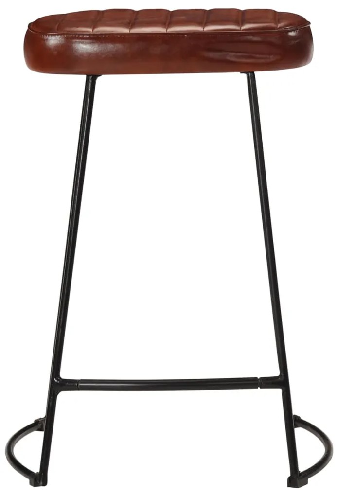 Bancos de bar 2 pcs 41x29x62 cm castanho-escuro