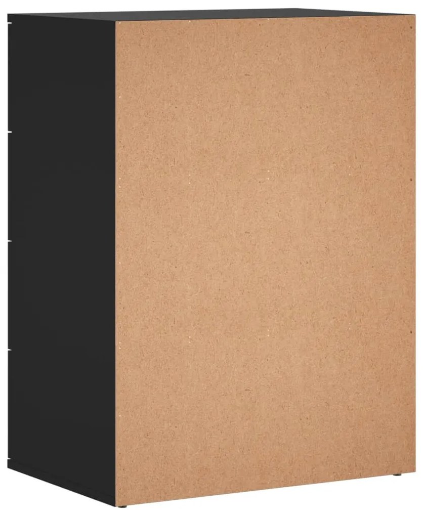 Aparador 60x39x80 cm derivados de madeira preto