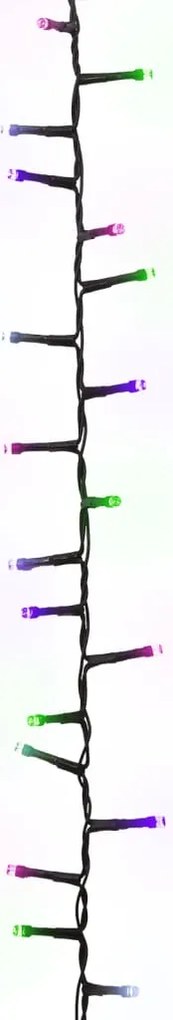 Cordão de luzes compacto 3000 luzes LED 65m PVC pastel multicor
