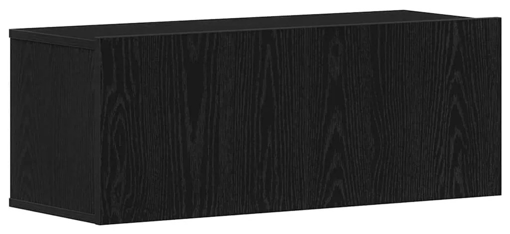 Conjunto de móvel de TV 8 pcs Carvalho preto 80 x 30 x 30 cm