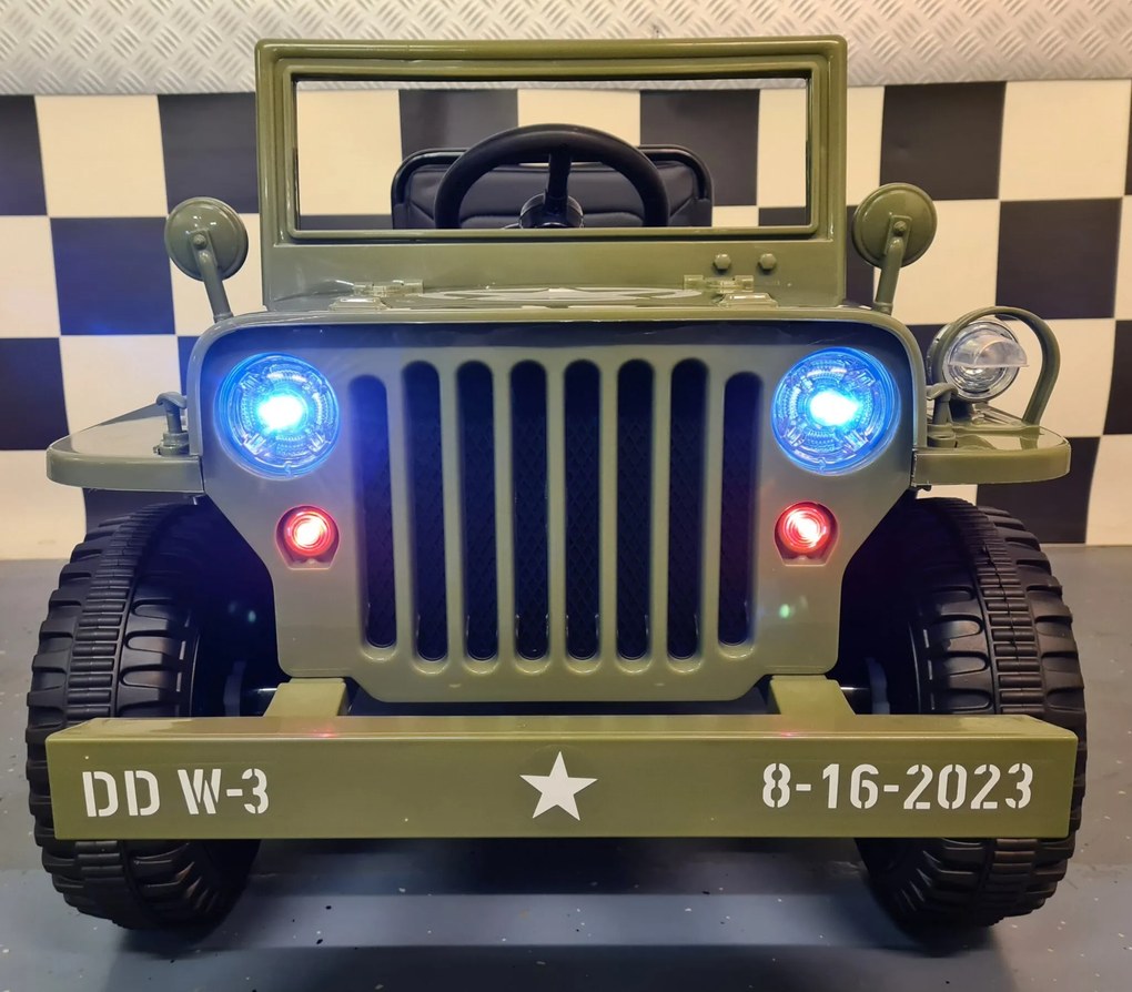 JIPE INFANTIL ELÉTRICO WILLY 12 V COM CONTROLO REMOTO 1 PESSOA