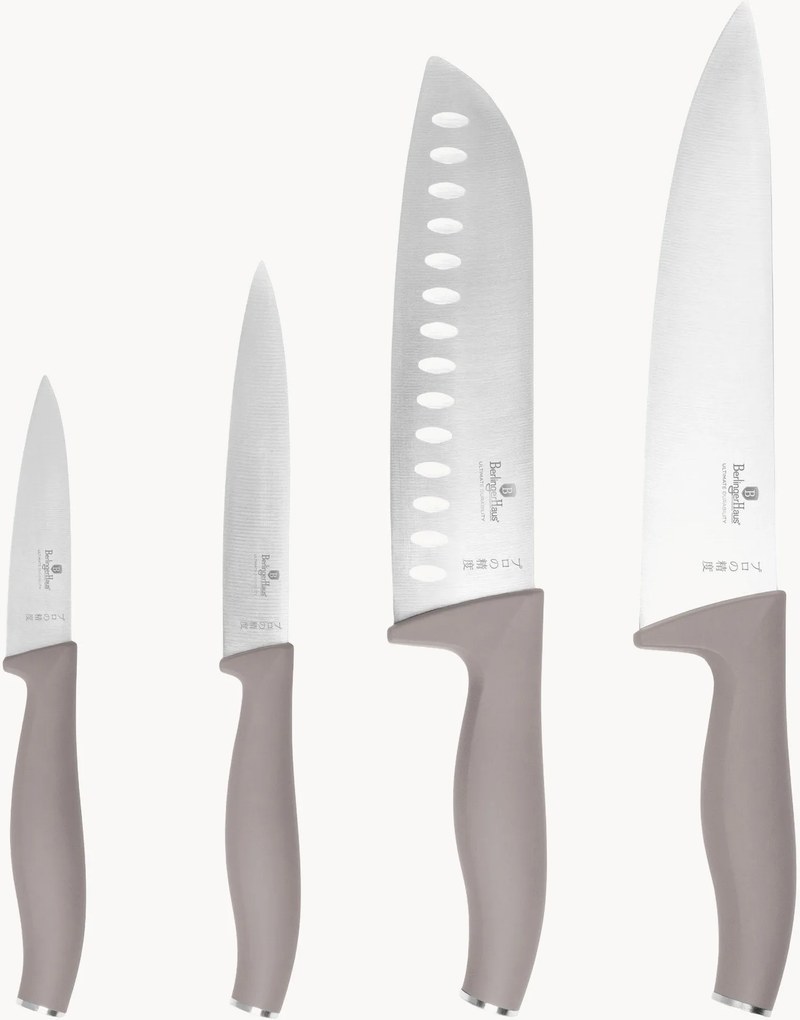 Conjunto de facas de cozinha Taupe, conjunto de 4