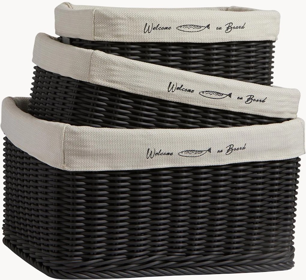 Cestos Hawaii, conjunto de 3