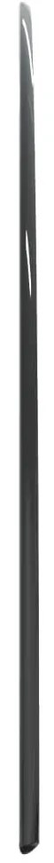 Placa de vidro semicircular para lareira 1200x500 mm