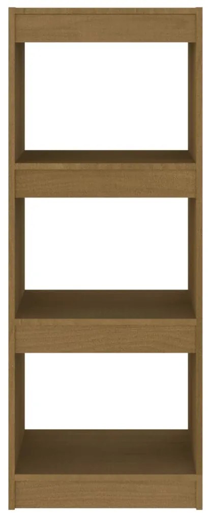 Estante/divisória 40x30x103,5 cm madeira de pinho castanho mel