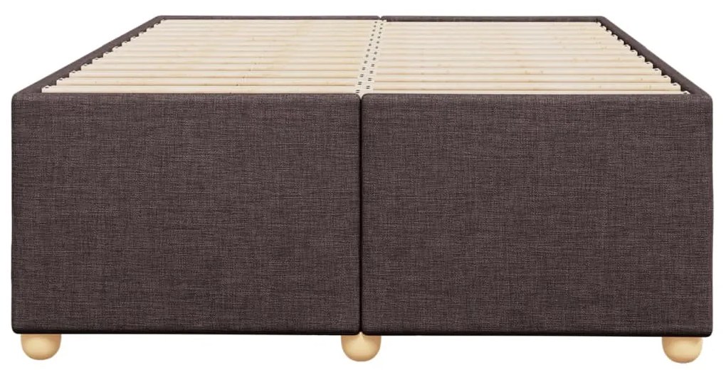 Estrutura de cama sem colchão 120x190cm castanho escuro