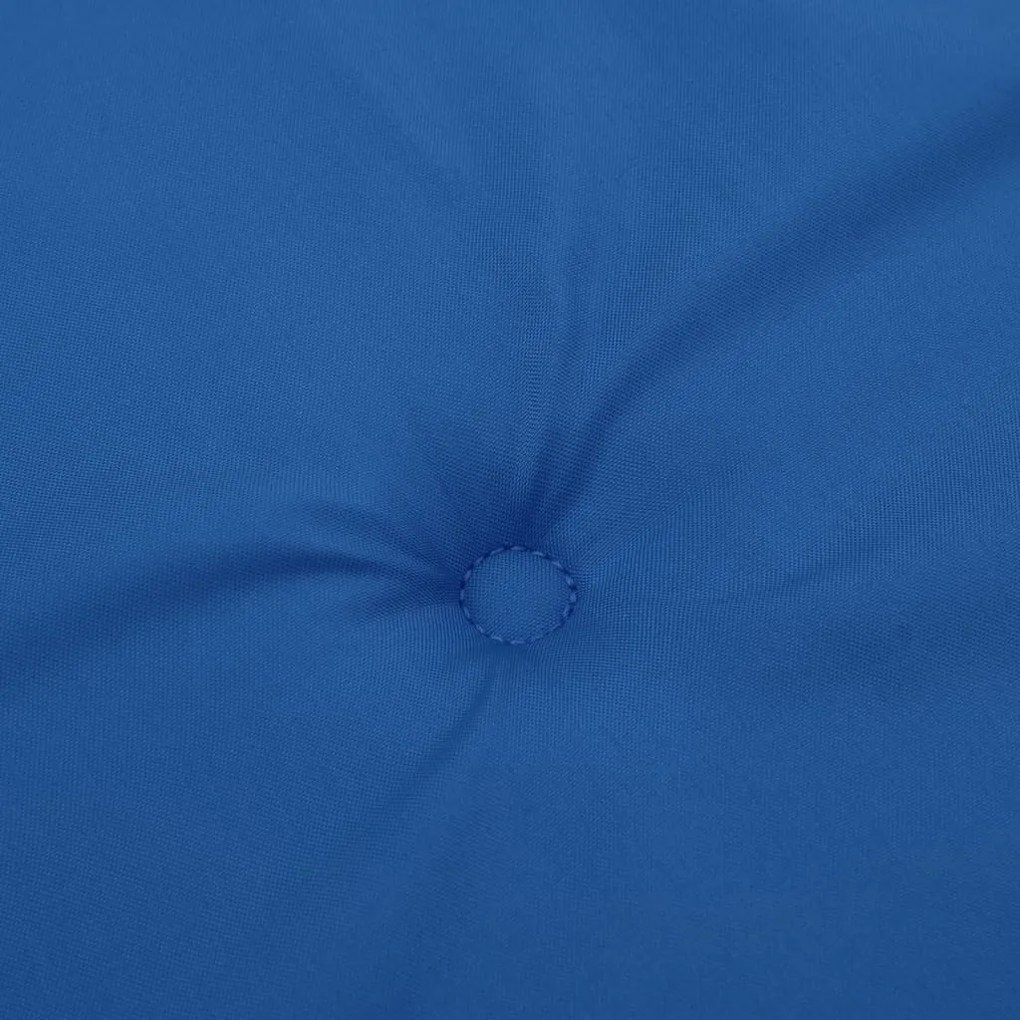 Almofadões para cadeiras altas de jardim 2 pcs tecido azul real