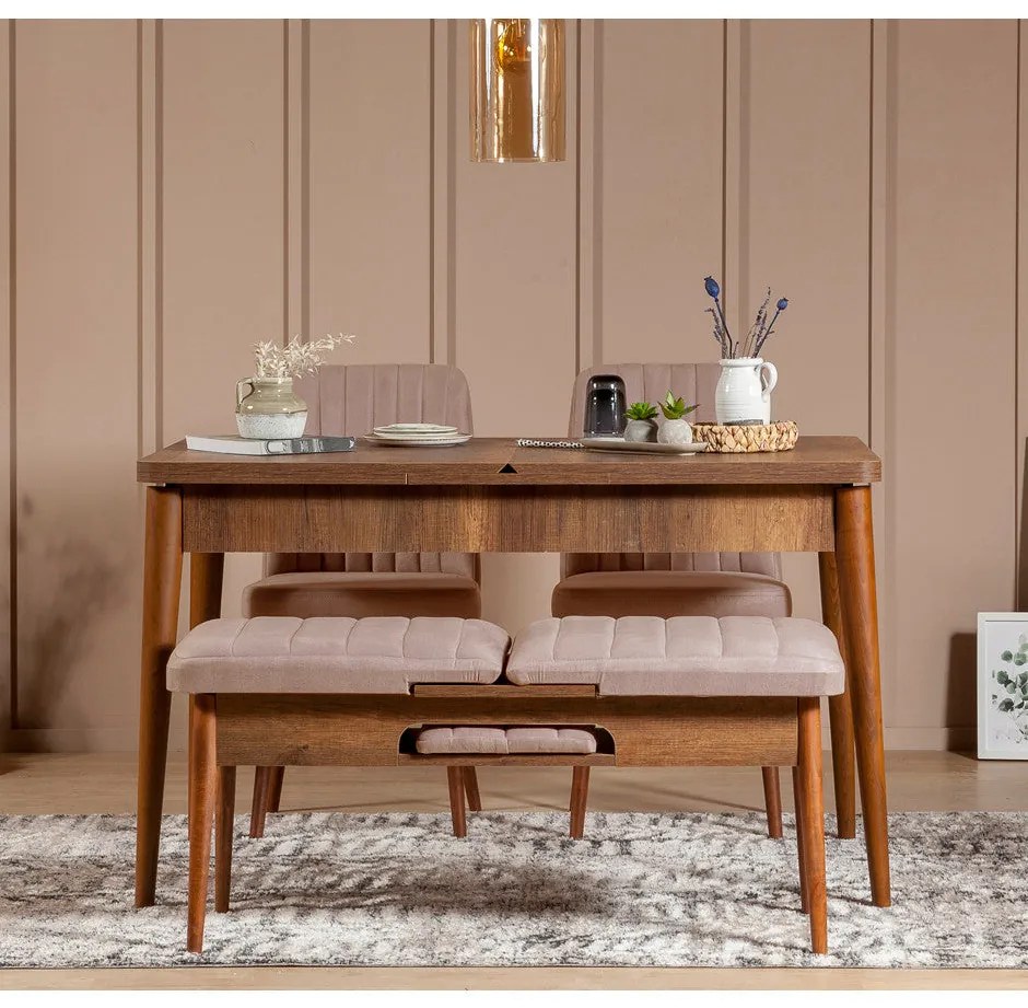 Cadeira Vina – Nogueira – 47x89x46 cm