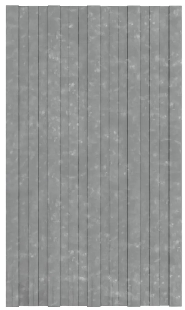 Painéis de telhado 12 pcs 80x45 cm aço galvanizado prateado