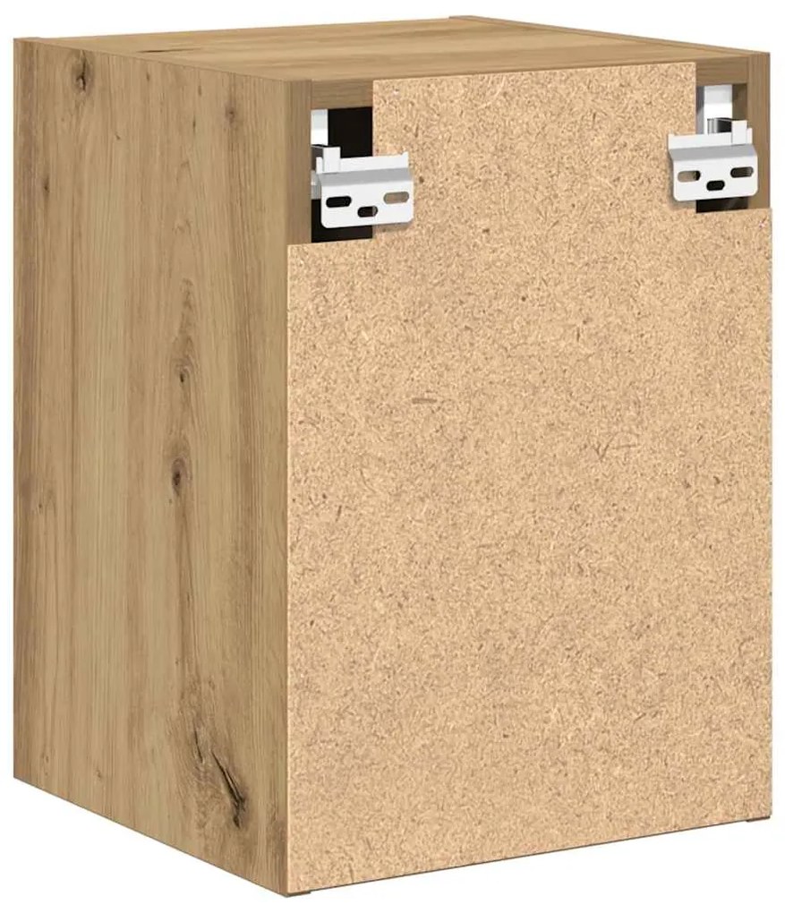 Armários de parede para garagem 2 pcs derivados de madeira