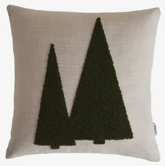 Almofada Quadrada 40x40 Cm Em Algodão Saurel Verde Azeitona Intenso - Sklum
