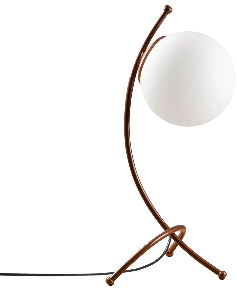 Candeeiro de Mesa Yay – Branco Vintage – 23 x 18 cm