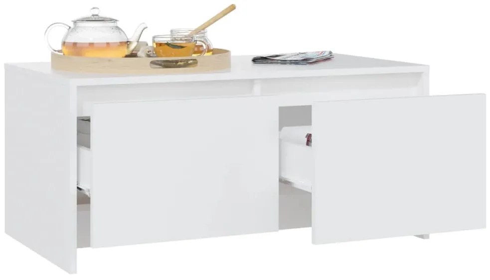 Mesa de centro 90x50x41,5 cm derivados de madeira branco