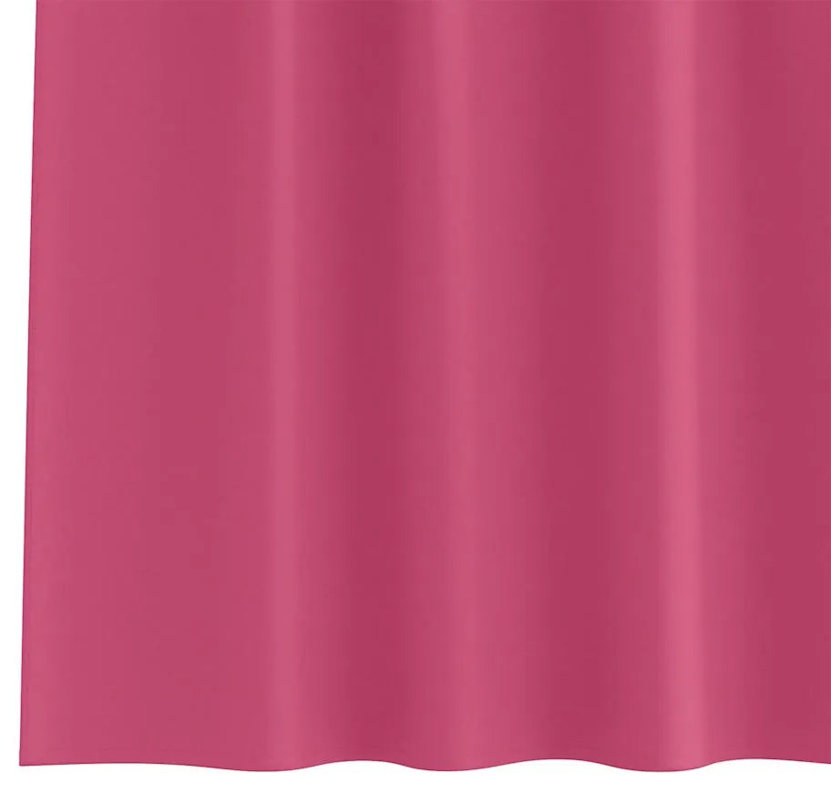Cortinas 2 pcs Rosa Brilhante 245 x 140 cm Poliéster