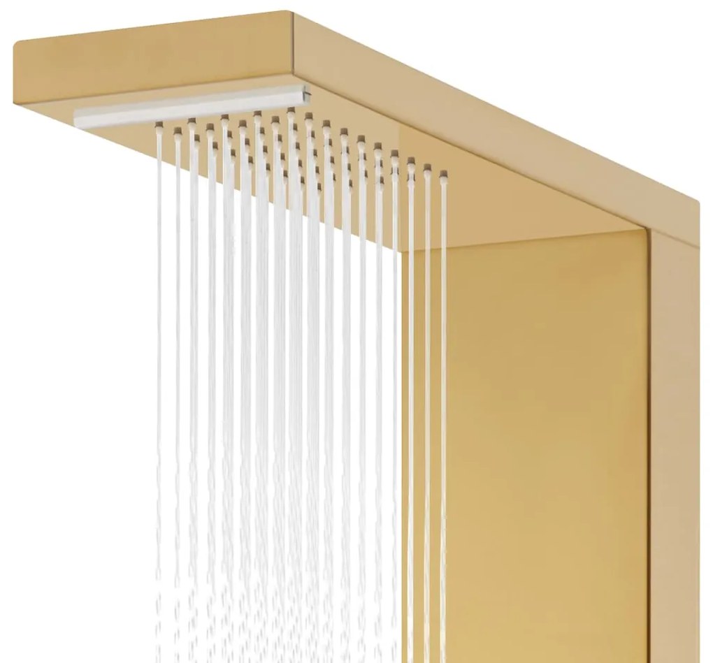 Chuveiro de Hidromassagem - Dourado - Design Moderno