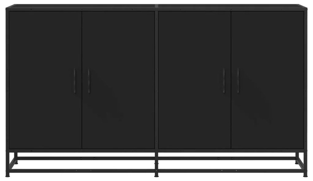 Aparador 134x35x76 cm derivados de madeira preto
