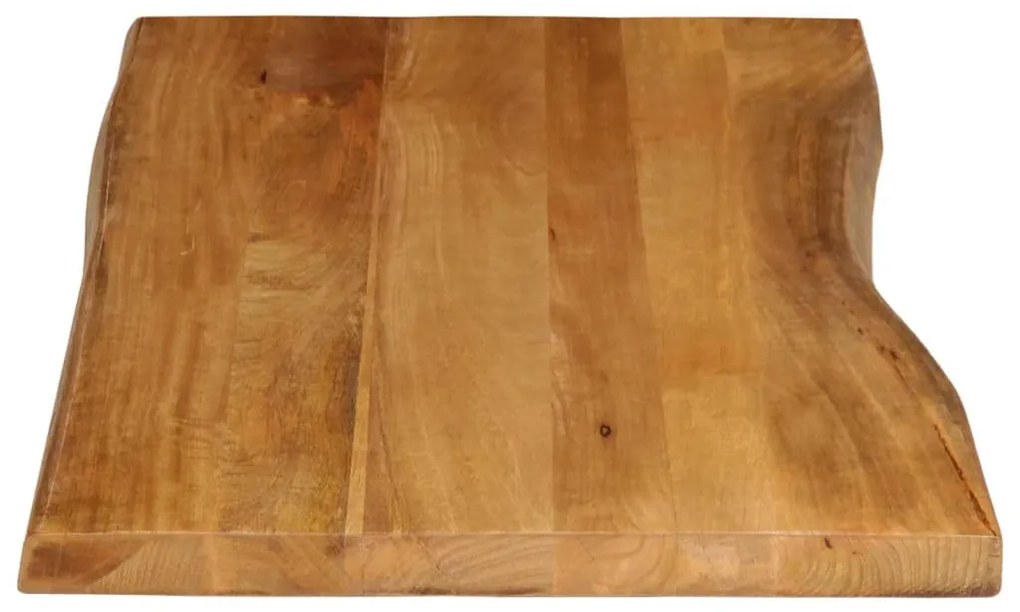 Tampo de mesa c/ borda viva 120x60x2,5 cm mangueira maciça