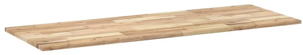 Tampo de mesa retangular 120x50x2 cm madeira de acácia maciça