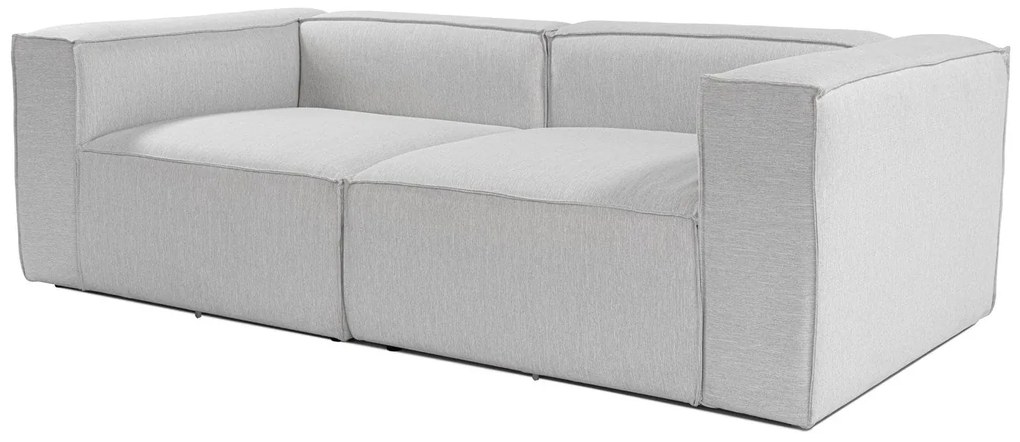 Sofá de 2 Lugares Fora – Cinzento Claro – 66x248 cm