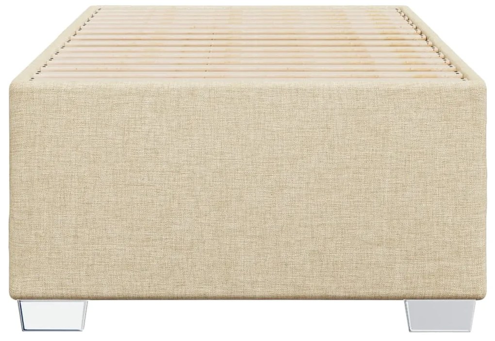 Estrutura de cama sem colchão 80x200 cm creme