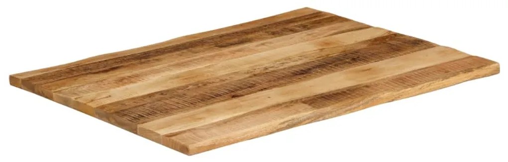 Tampo de mesa c/borda viva 100x80x3,8cm mangueira áspera maciça