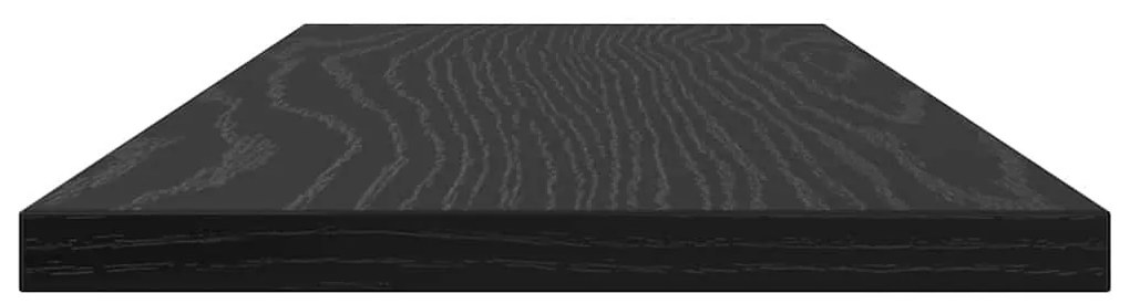 Prateleiras em carvalho preto - Conjunto com 4 peças, medindo 60x20x1.