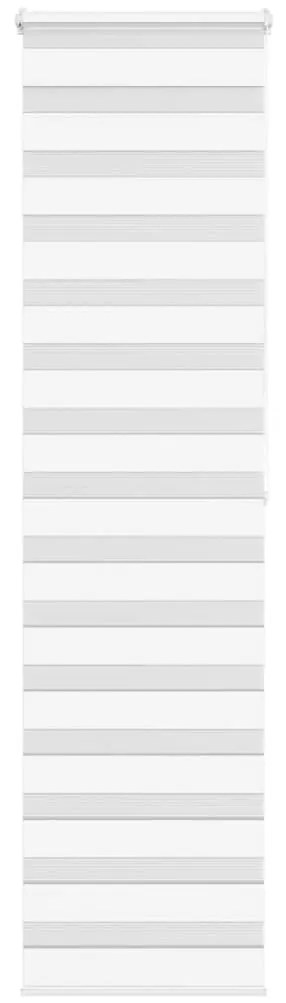 vidaXL Cortina de zebra 60x200 cm largura do tecido 55,9 cm poliéster