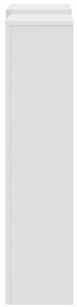 Cobertura de radiador 205x21,5x83,5 cm derivados madeira branco
