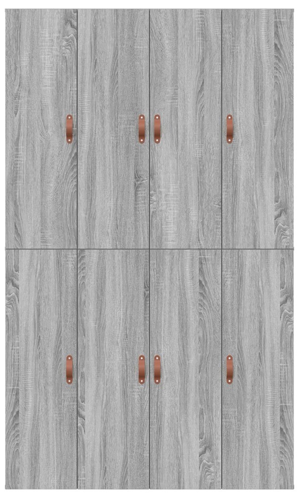 Cama de Armazenamento vidaXL Cinza Sonoma 120x190 cm