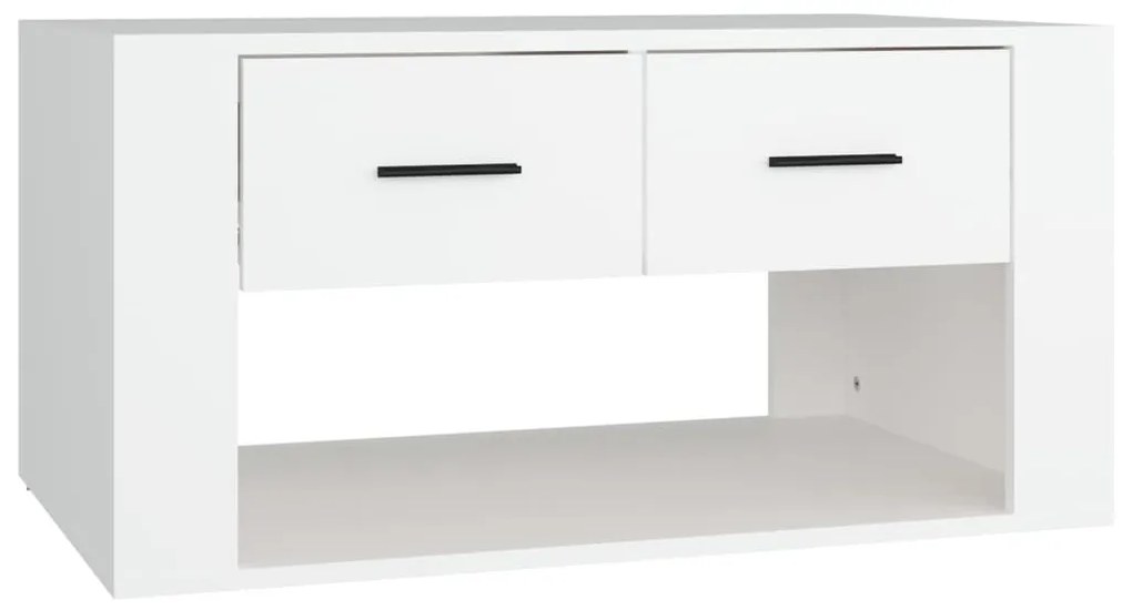 Mesa de centro 80x50x40 cm derivados de madeira branco