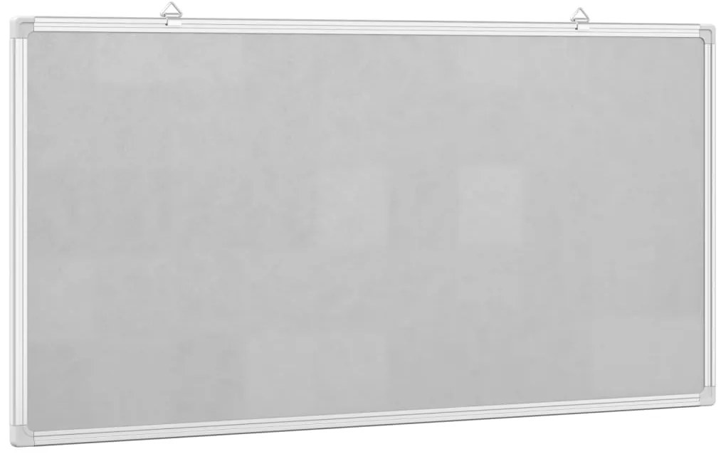 Quadro branco magnético 100x50x1,7 cm alumínio