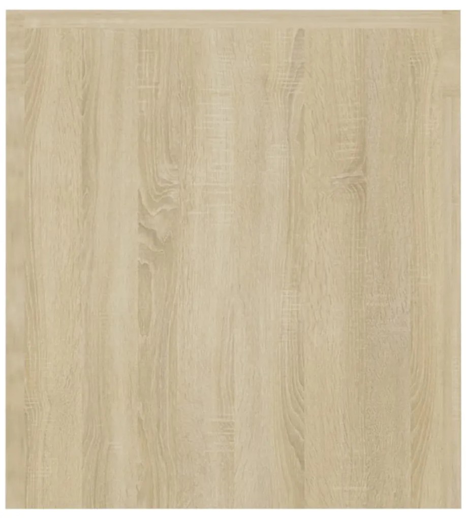 Móvel de TV com luzes LED 120x35x40 cm carvalho sonoma