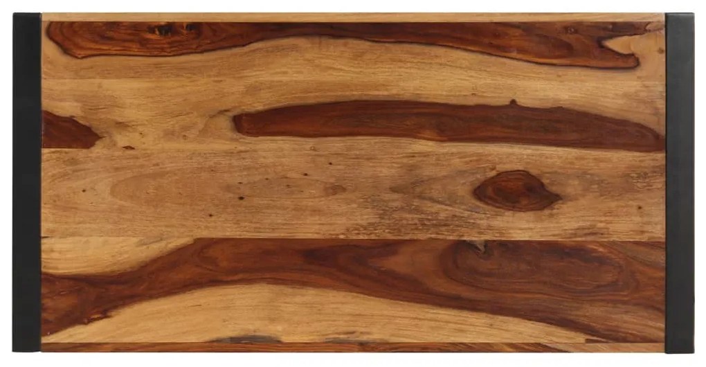 Mesa de jantar 120x60x76 cm madeira de sheesham maciça