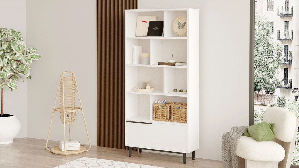 Estante ON4 – Branco – 83,9 cm x 175,6 cm x 29,5 cm