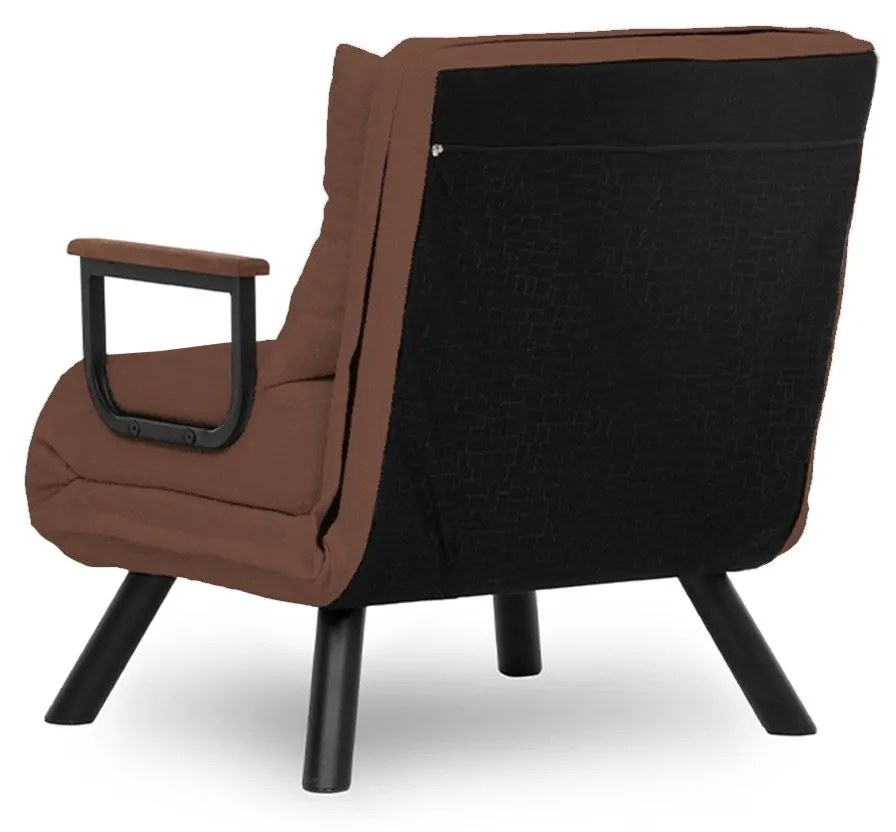 ****
Sofá-Cama de 1 Lugar Sando – Castanho Claro – 175x60 cm
**