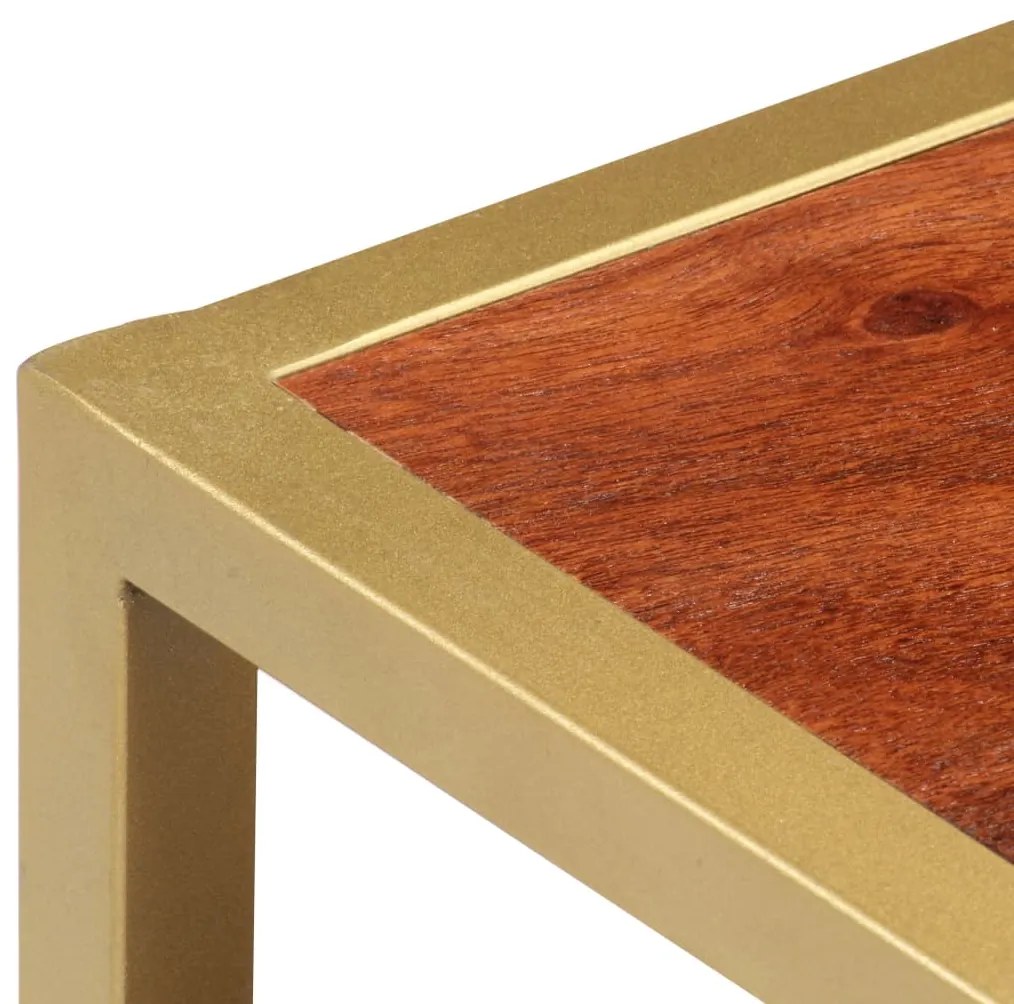 Mesa de centro 90x50x40 cm madeira de acácia maciça