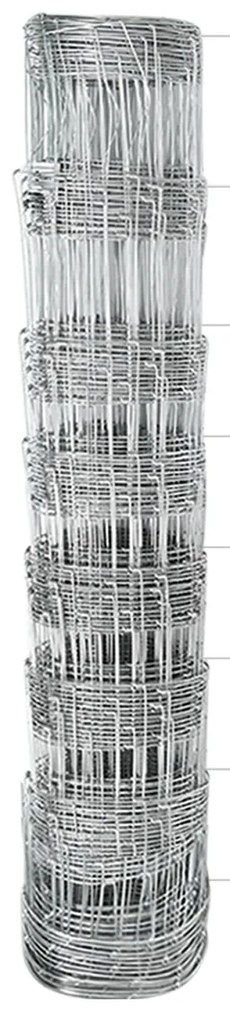 Postes para Cerca vidaXL 11 pcs U-Channel 80 cm Aço Galvanizado, Cerca
