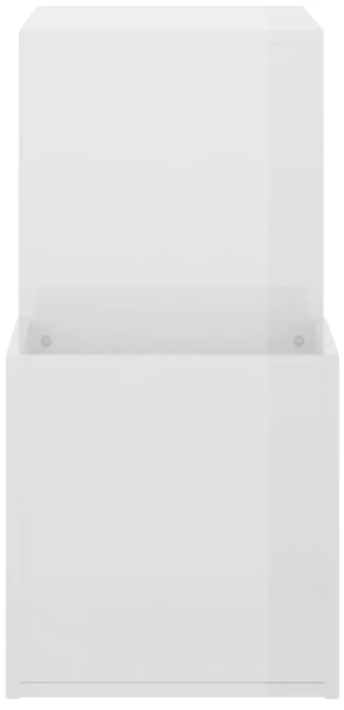 Sapateira corredor derivados de madeira branco brilhante