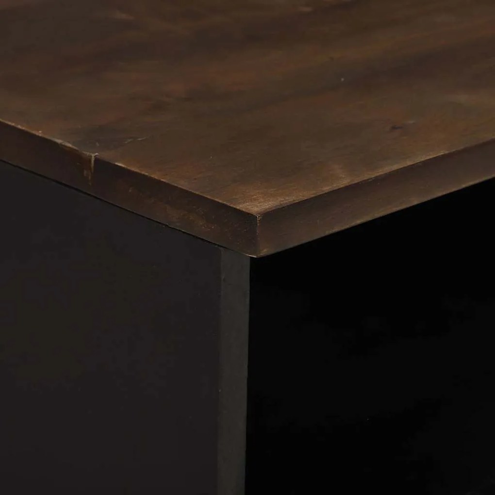 Armário de TV 100x33.5x46 cm em madeira sólida e engenheirada