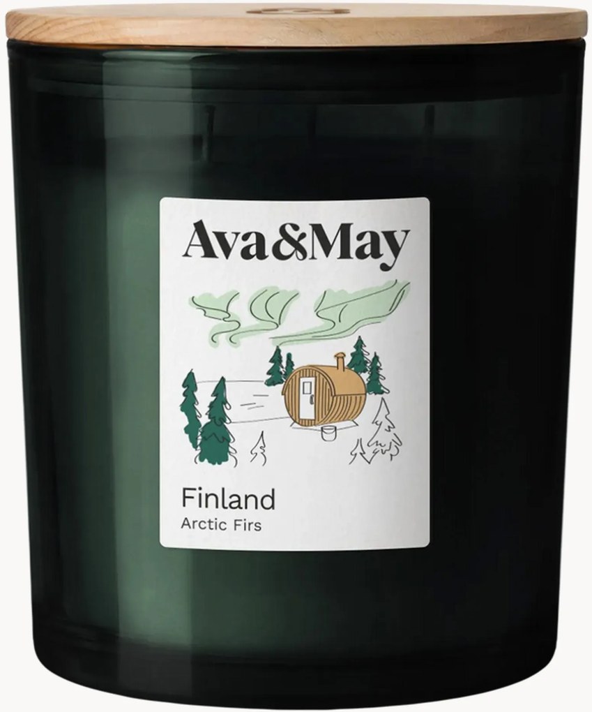 Vela perfumada Finland (âmbar, cravinho e funcho)