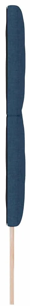 Cabeceira LED vidaXL Design Blocos de Diamante Azul 180 cm Tecido