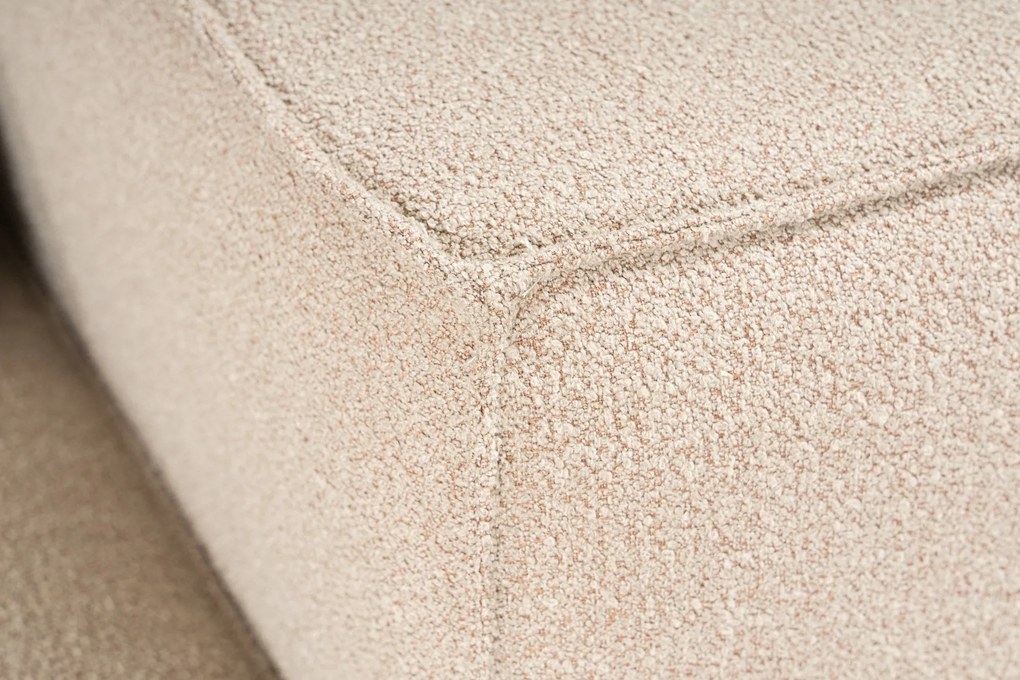 Pouffe Lora – Peach – 85x85x40 cm