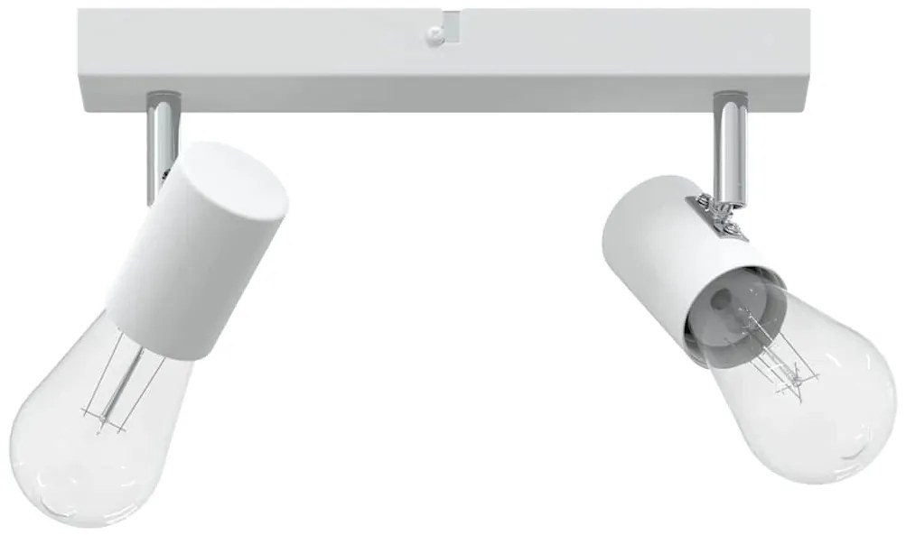 Spotlight de Teto 2 Vias Ajustáveis Branco E27