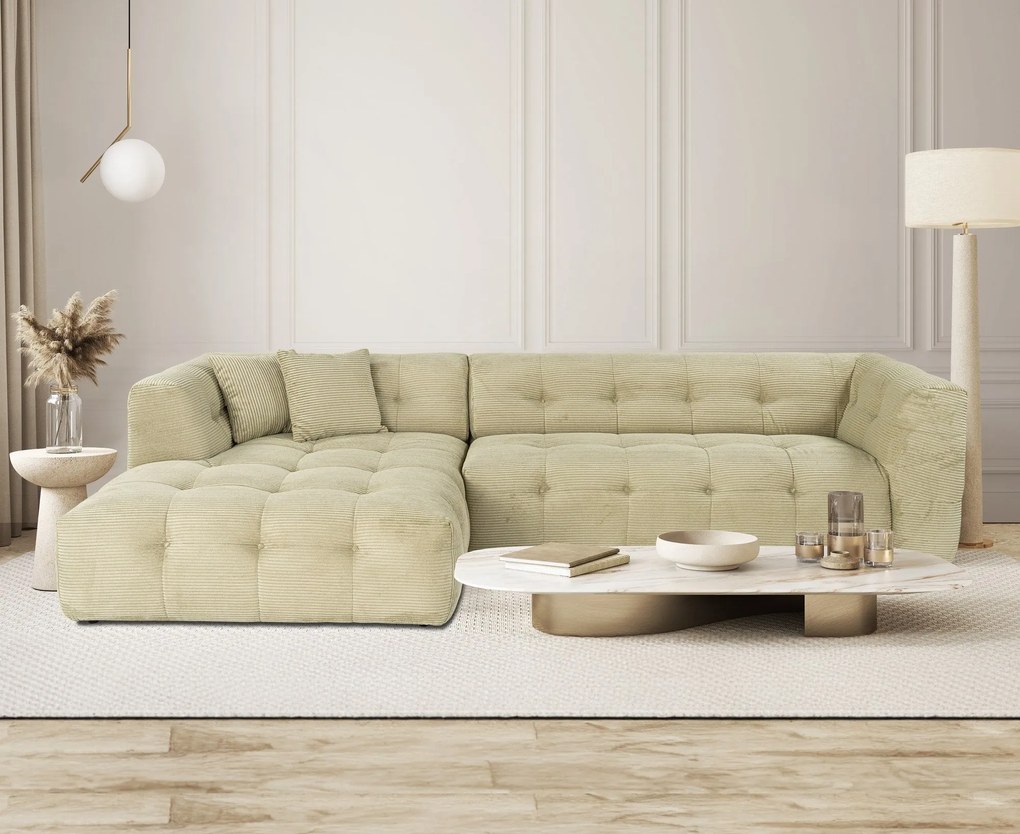 Sofá de Canto Cady – Verde – 300 x 150 cm